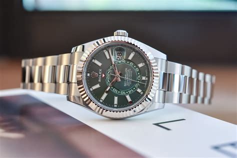 2012 rolex sky dweller|Rolex Sky-Dweller green dial.